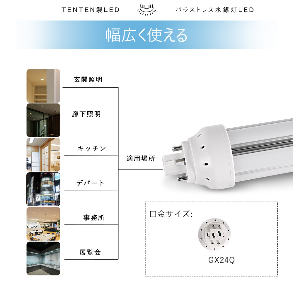 FHT24EX-N LEDツイン蛍光灯 ツイン3 32ワット 3波長形 LED蛍光灯 FHT32