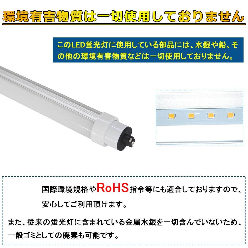 LED蛍光灯 グロー式工事不要 110w形蛍光灯 80W 管径T10 FL110 R17d