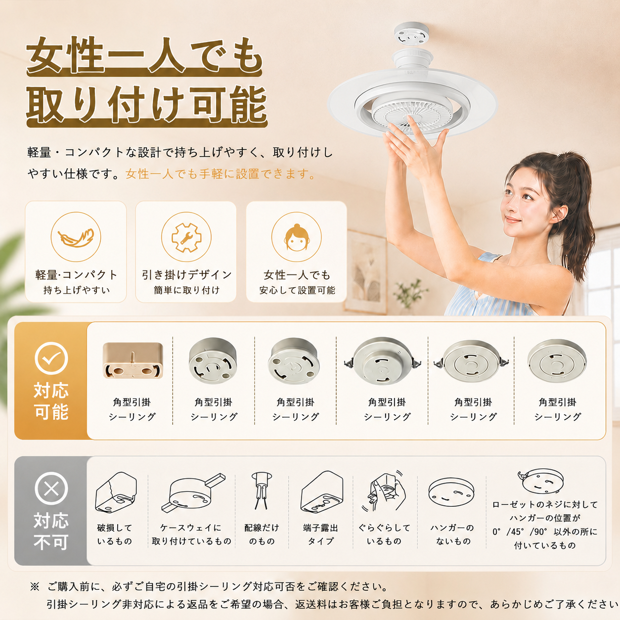 360°首振り ファン付き 天井照明 14畳 ledシーリングライト 台所