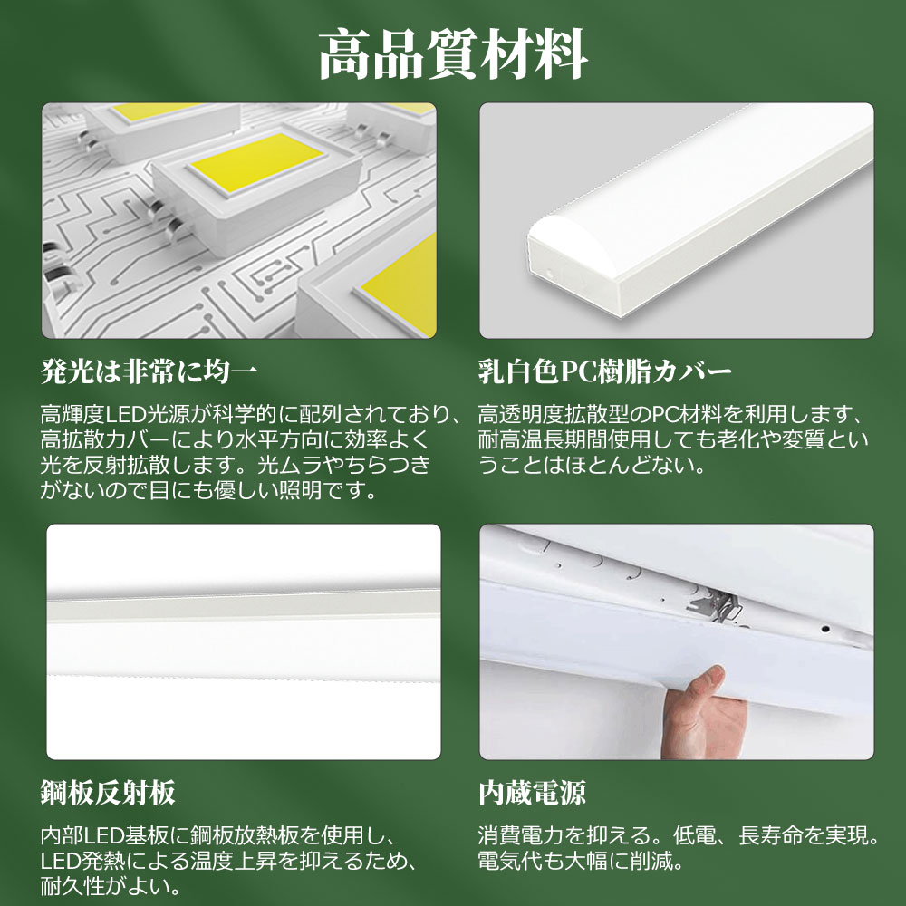 シーリングライト 逆富士型LEDベースライト 天井直付型 直管蛍光灯