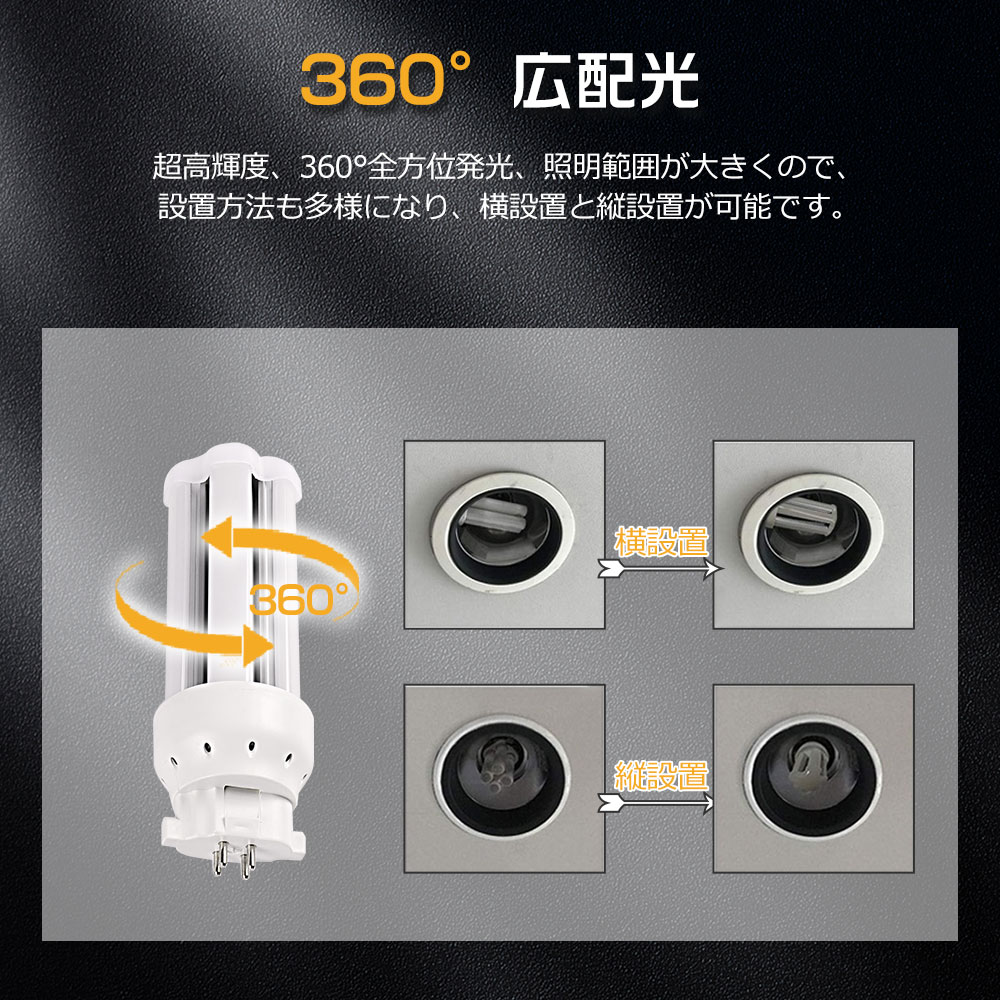 FDL13EX GX10口金応用 LEDコンパクト 蛍光灯ツイン2蛍光灯 直管