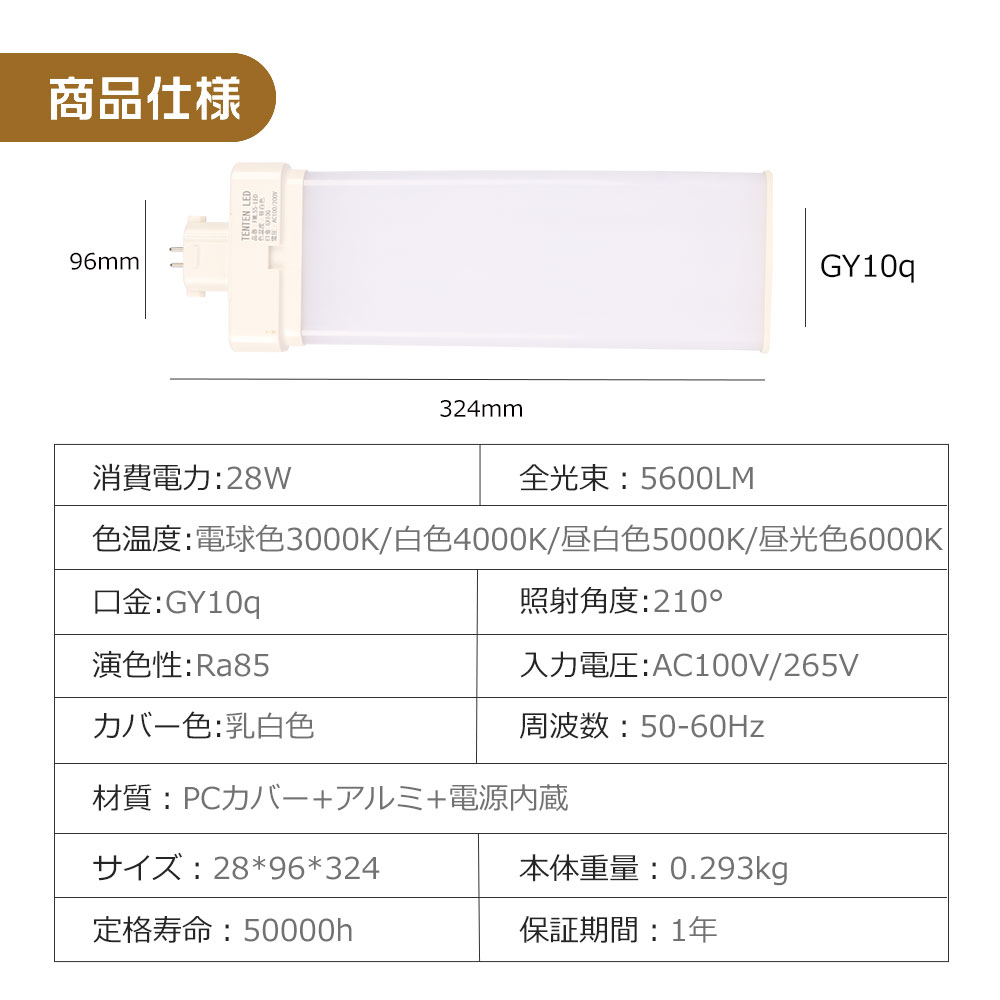 ツイン蛍光灯 55W形 4本平面ブリッジ FML55EX 蛍光灯LED化 ツイン2