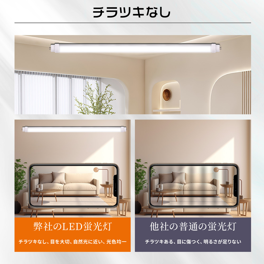 LED蛍光灯　11本DFLR40 Amazon | 【ラピッドスタート式専用（FLR）】LED蛍光灯 40w形 直管