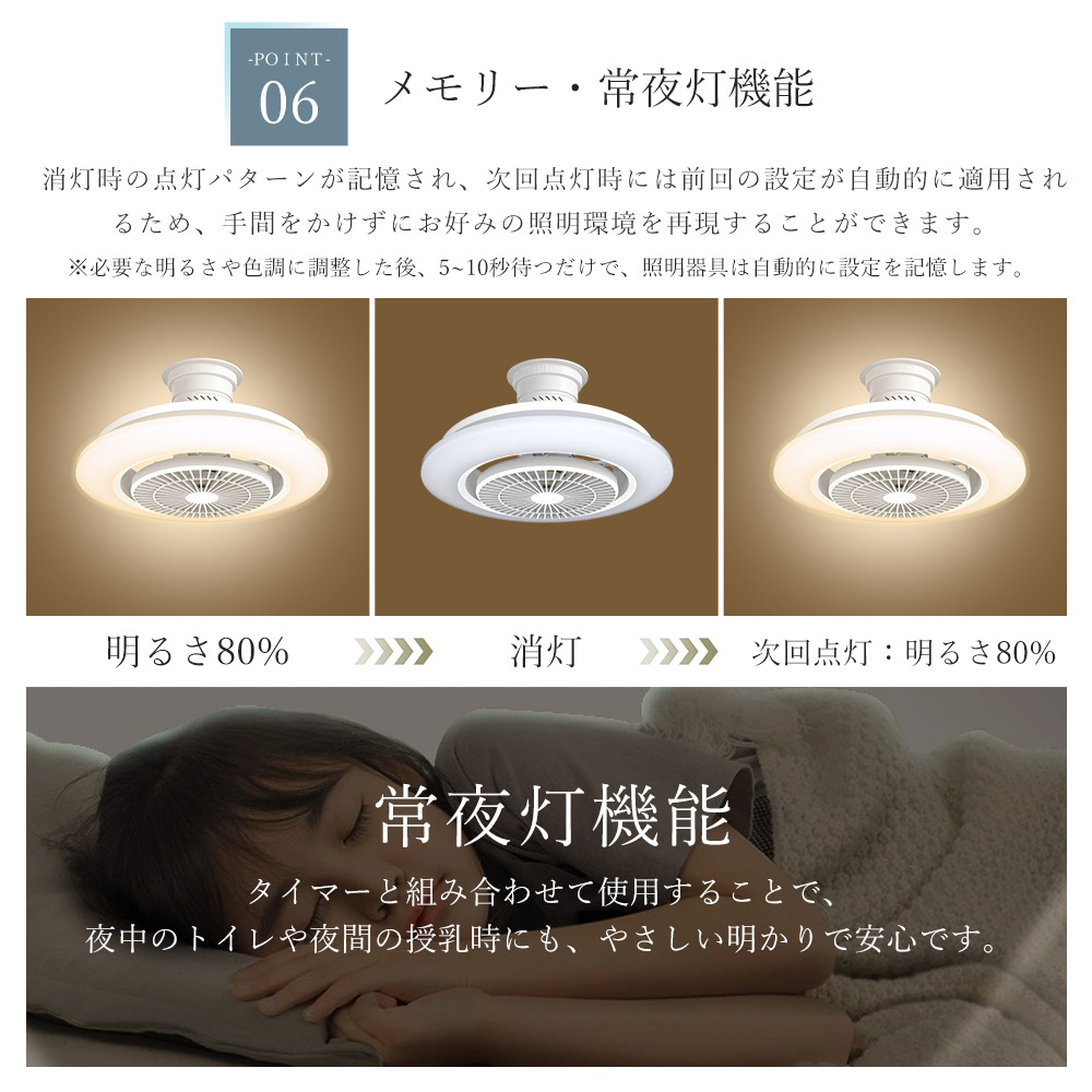 シーリングライト RGB シーリングファンライト 首振り 12畳 14畳 DC