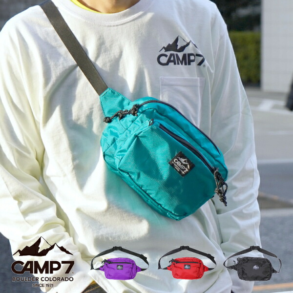 バッグ CAMP7 キャンプセブン カバン CAP-9017 リップストップショルダーバック ウエストバッグ ボディバッグ かばん 鞄 新生活  プレゼント 人気 通販 