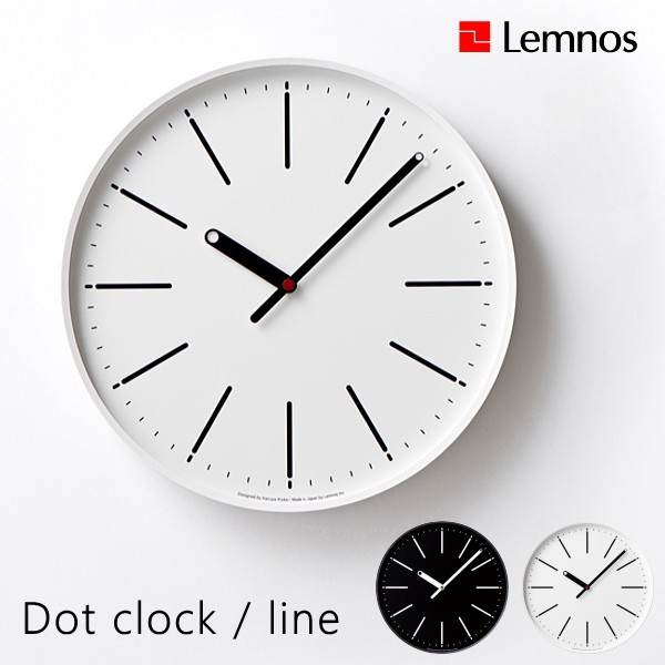 掛け時計 Lemnos タカタレムノス KK15-13 Dot clock line ドットクロック ライン [時計 壁掛け ウォールクロック おしゃれ  ギフト 新生活] 人気 :lm086:awatsu.com - 通販 - Yahoo!ショッピング