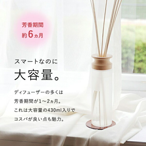 ロアー×VITAL MATERIAL 新品 ディフューザー14300円白 mercyu メルシーユー MRU-80 Nordic Collection 430ml リード