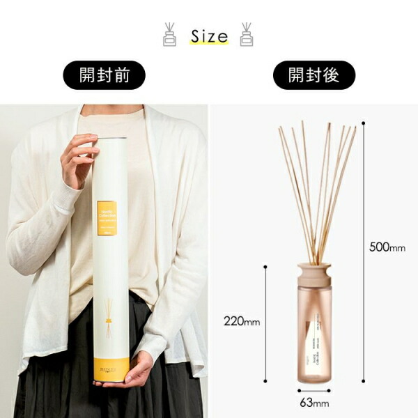 ロアー×VITAL MATERIAL 新品 ディフューザー14300円白 mercyu メルシーユー MRU-80 Nordic Collection 430ml リード