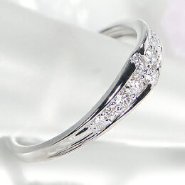 商品画像2 pt900 0.2ctUP  ファンタジック エタニティ ダイヤモンド リング