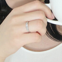 商品画像3 pt900 0.2ctUP  ファンタジック エタニティ ダイヤモンド リング