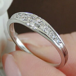 商品画像4 pt900 0.2ctUP  ファンタジック エタニティ ダイヤモンド リング