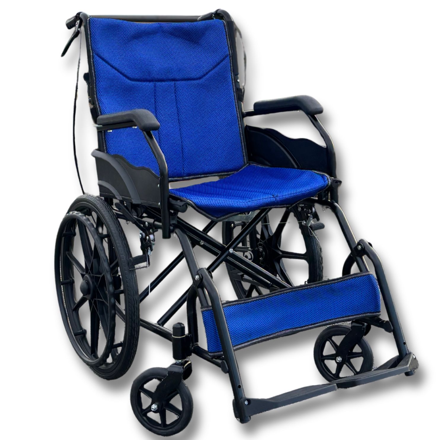 BANCIL 車椅子 自走式 軽量 折り畳み ノーパンク 介護 介助兼用