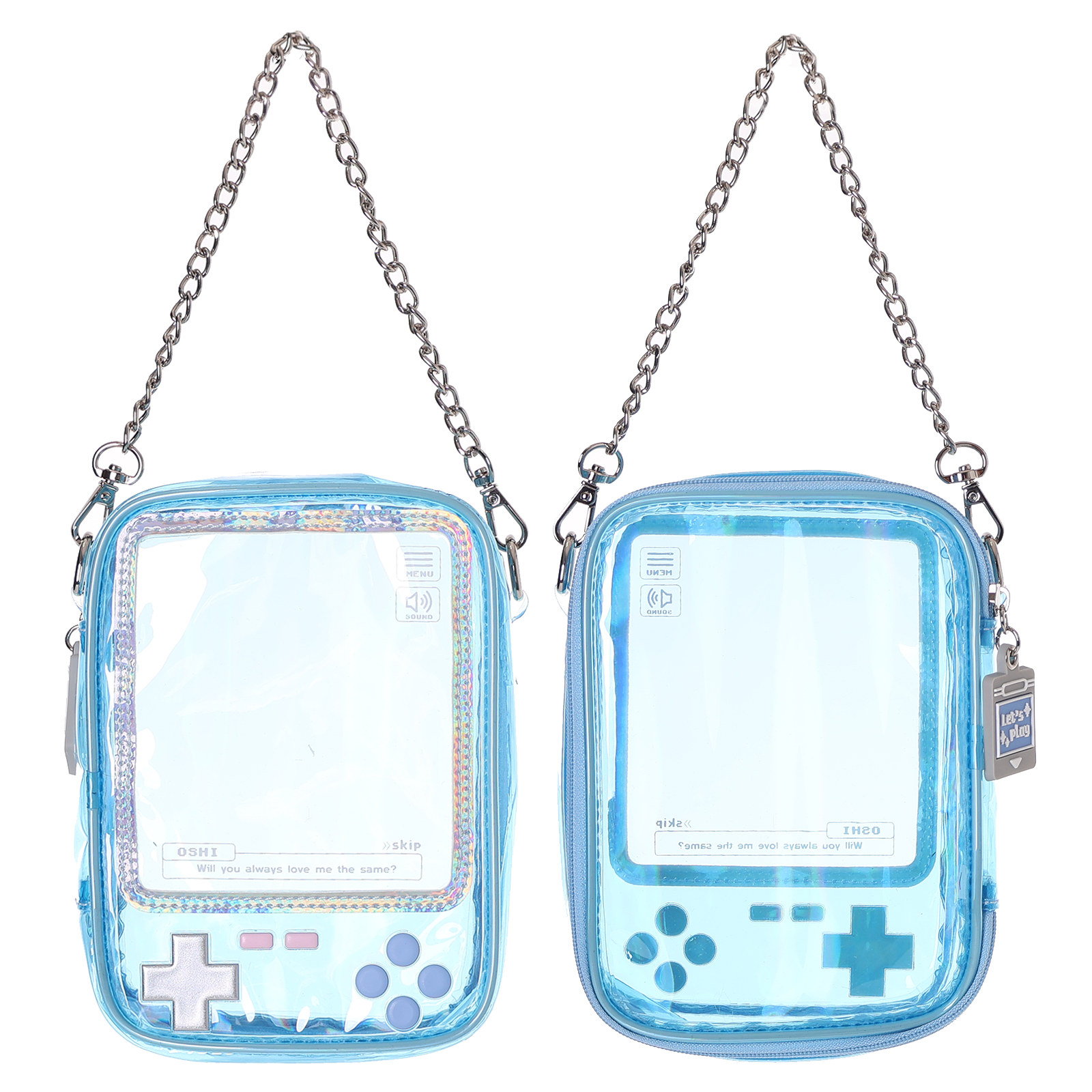 Osel クリア 携帯ゲーム機型 ぬいポーチ 収納 小物入れ 透明 ポーチ 推し活 グッズ |  | 11