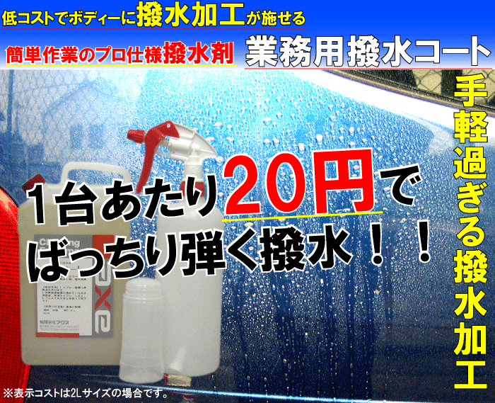 車用 撥水コート カーワックス Wax コーティング剤 洗車 艶出し ガラス ボディー 塗装 機 最強 プロ 撥水剤 スプレー 業務用撥水コート 100ccお試しセット Buyee Buyee Japanese Proxy Service Buy From Japan Bot Online