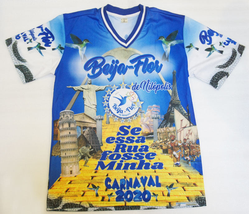 リオのサンバエスコーラTシャツ・メンズ