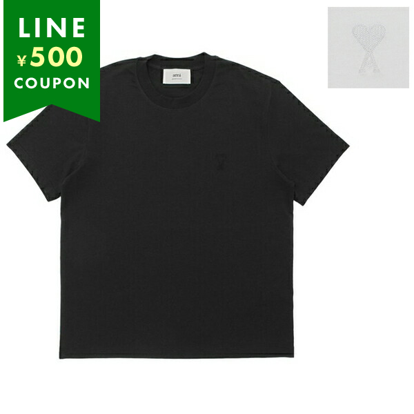 アミパリス Tシャツ カットソー アミ ドゥ クール オーガニックコットンジャージー メンズ レディース ユニセックス AMI PARIS BFUTS003724 AMI DE COEUR