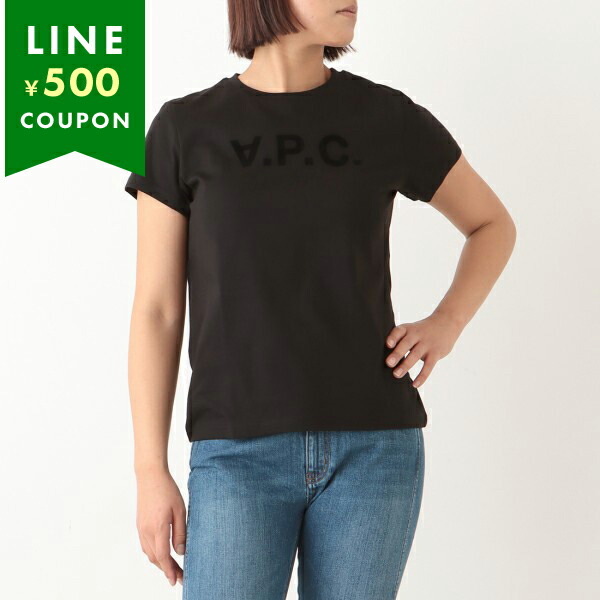 Yahoo! Yahoo!ショッピング(ヤフー ショッピング)アーペーセー トップス Tシャツ ブラック レディース APC A.P.C. COBQX F26944 LZZ