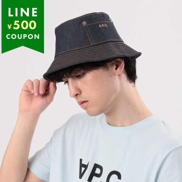 A.P.C. アーペーセー ハット 帽子 ボブ バケットハット ネイビー