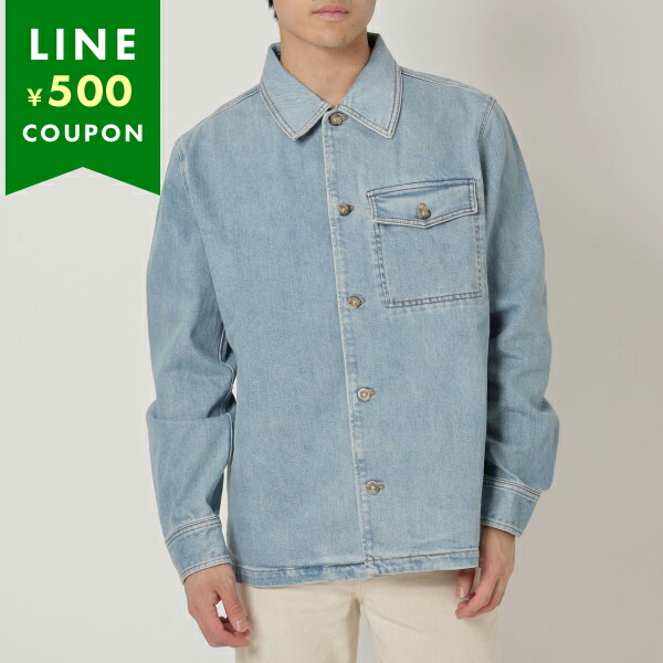 A.P.C. アーペーセー シャツ 長袖シャツ デニムシャツ ブルー