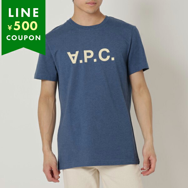 APC Tシャツ トップス 半袖カットソー ブルー COGDP H26204 IAB APC Tシャツ トップス 半袖カットソー ブルー COGDP H26204 IAB