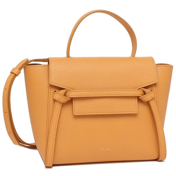 【P10% 〜6/14 9時】セリーヌ ハンドバッグ ショルダーバッグ ベルトバッグ ナノサイズ 2WAY ショルダー レディース CELINE  189003ZVA