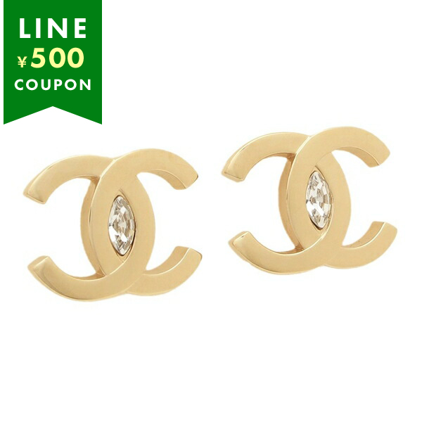 CHANEL シャネル ピアス ココマーク CCマーク スタッズ ゴールド