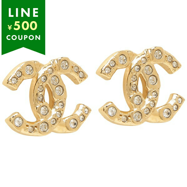 CHANEL CC ロゴ ピアス ゴールド