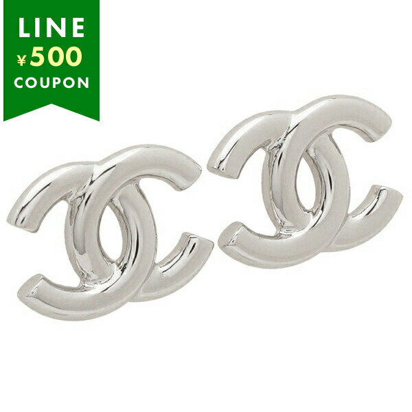 CHANEL シャネル ピアス ココマーク CCマーク スタッズ シルバー