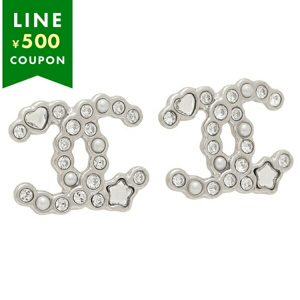 CHANEL シャネル ピアス ココマーク CCマーク スタッズ シルバー
