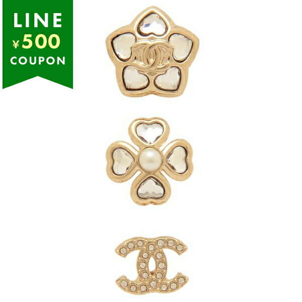 CHANEL（シャネル） ピアス 花 フラワー ココマーク CCマーク ゴールド