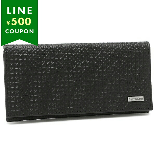 カルバンクライン 長財布 31CK190001 001 ck Calvin Klein カルバンクライン 長財布 ブラック メンズ