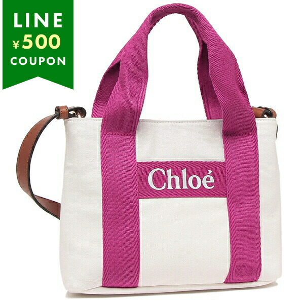 CHLOE トートバッグ オフホワイト レディース C20046 117 Chloe クロエ トートバッグ ショルダーバッグ キッズ ガールズ