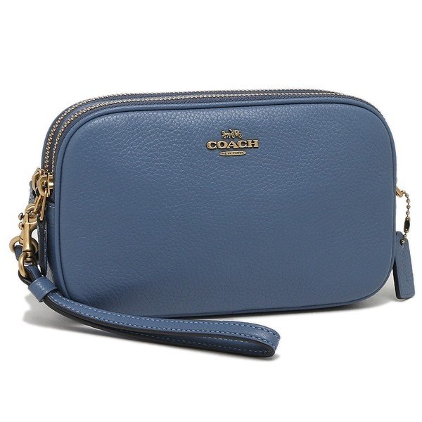 【美品】coach コーチ　ショルダーバック　ネイビー　シボ革 COACH コーチ ショルダーバッグ レディース 65547 : AXES