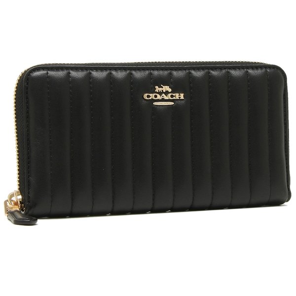 COACH（コーチ） 長財布 キルティング アコーディオン ジップ
