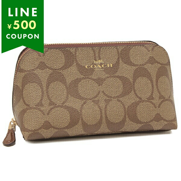 Yahoo! Yahoo!ショッピング(ヤフー ショッピング)コーチ アウトレット ポーチ シグネチャー ベージュ レディース COACH 53385 IME74