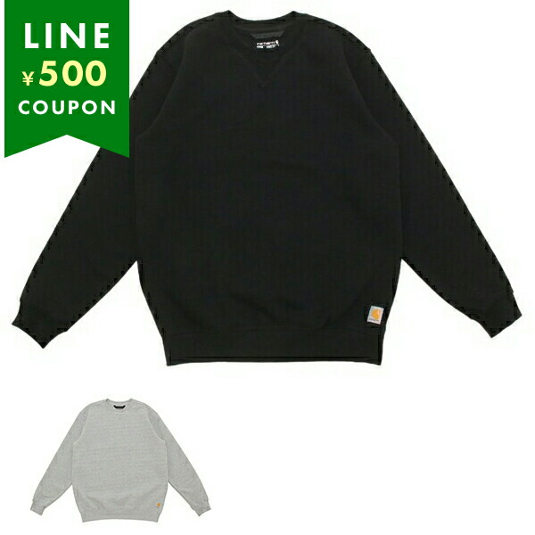 カーハート Tシャツ カットソー ミッドウェイトクルーネックスウェット ワンポイント メンズ レディース Carhartt K124