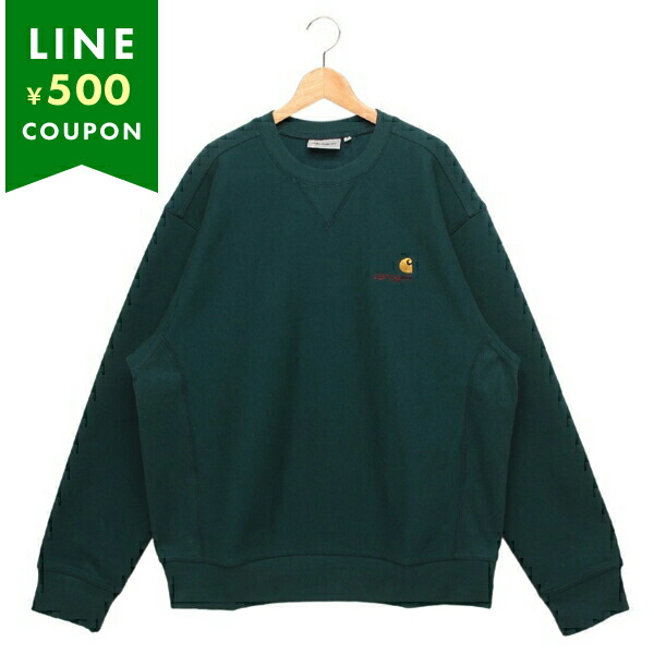 カーハート スウェット アメリカンスクリプトスウェットシャツ グリーン メンズ Carhartt WIP I025475 2M1