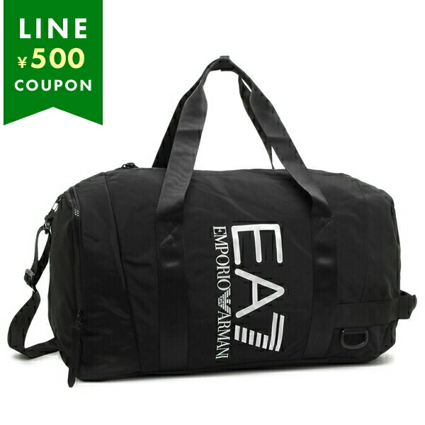 イーエーセブン エンポリオアルマーニ ボストンバッグ ロゴ ジムバッグ ブラック メンズ EA7 245062 3R911 02021 A4対応 EA7 イーエーセブン エンポリオアルマーニ ボストンバッグ ロゴ ジム