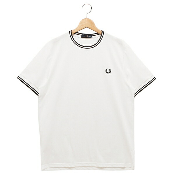 フレッドペリー Tシャツ カットソー ツイン ティップTシャツ クルーネック メンズ FRED PERRY M1588 TWIN TIPPED T SHIRTの画像
