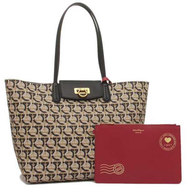 FERRAGAMO フェラガモ トートバッグ オールガンチーニ