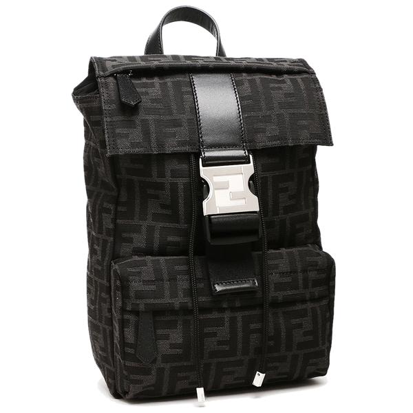 FENDI ボディバッグ 黒/グレー/黄色 FENDI（フェンディ） ボディバッグ フェンディネス Sサイズ FFモチーフ