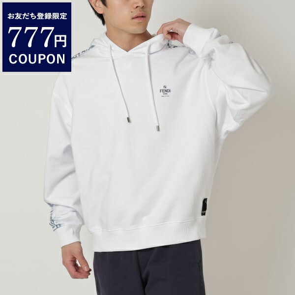 正規店購入 FENDI フード付きスウェットパーカー