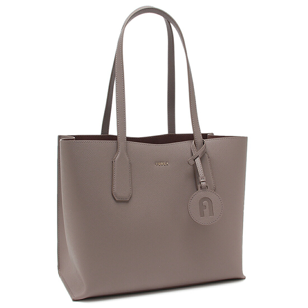美品】FURLA 本革 トートバッグ ダイノ チャーム - メルカリ