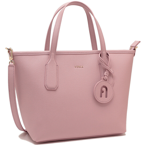 極美品FURLA 2WAY ショルダーバッグ フルラ ピンク レザー FURLA フルラ 2WAYショルダーバッグ ピンク カーフ【430