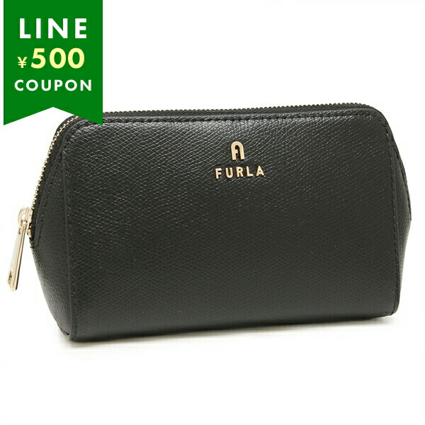 フルラ ポーチ カメリア Mサイズ 化粧ポーチ ブラック レディース FURLA WE00449 ARE000 O6000 | FURLA