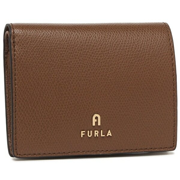 【週末限定価格】FURLA　折り財布　ダークブラウン　未使用 FURLA（フルラ） 財布 レディース 2つ折り 折財布 コンパクト