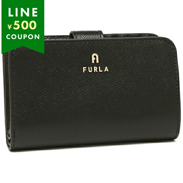 フルラ 二つ折り財布 カメリア Mサイズ ブラック レディース FURLA WP00314 ARE000 O6000 | FURLA