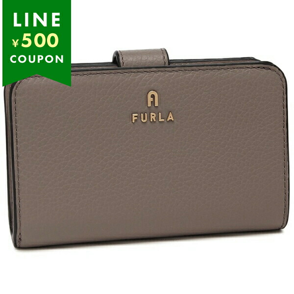 FURLA フルラ 二つ折り財布 カメリア グレー レディース WP00314