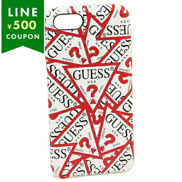 GUESS ゲス iPhone ロゴ Gcube スマホケース 追跡送料関税込み GUESS ゲス iPhoneケース GUHCI8PMPT RE レッド : AXES(アクセス