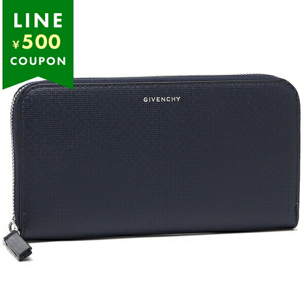 GIVENCHY長財布 ブラック ジバンシィ GIVENCHY 長財布 ブランドロゴ ジップウォレット ブラック